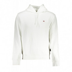NAPAPIJRI MEN'S WHITE ZIP SWEATSHIRT