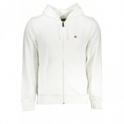 NAPAPIJRI SWEAT-SHIRT ZIPPÉ BLANC HOMME