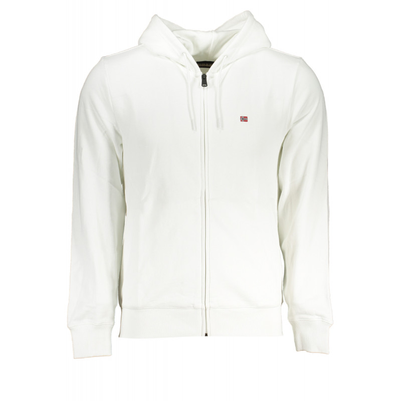 SUDADERA CREMALLERA BLANCA HOMBRE NAPAPIJRI