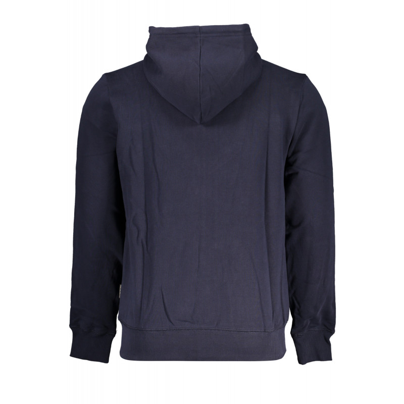 NAPAPIJRI MEN'S BLUE ZIP SWEATSHIRT