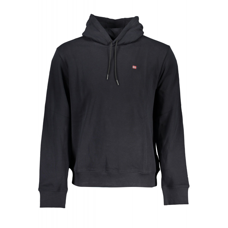 NAPAPIJRI MEN'S BLACK ZIP SWEATSHIRT