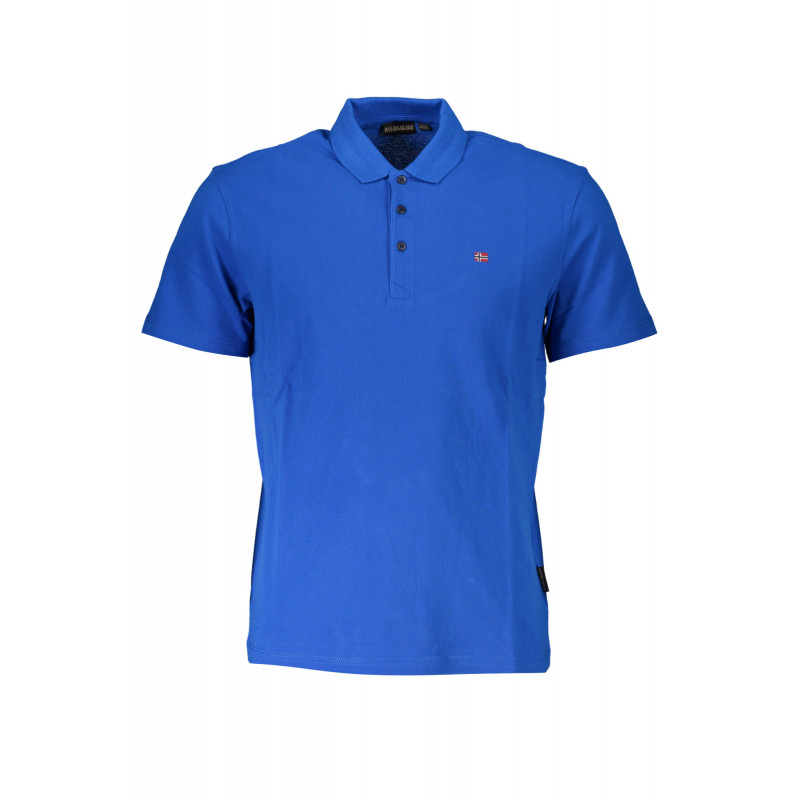 NAPAPIJRI MEN'S SHORT SLEEVED POLO SHIRT BLUE