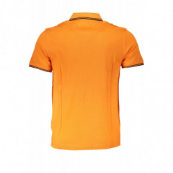 HARMONT & BLAINE MEN'S ORANGE SHORT SLEEVED POLO SHIRT