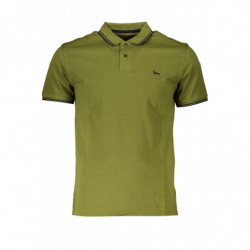 HARMONT & BLAINE GREEN MEN'S SHORT SLEEVED POLO SHIRT