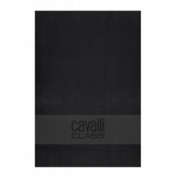 SERVIETTE DE PLAGE HOMME CAVALLI CLASS NOIR