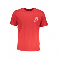 CAMISETA MANGA CORTA HOMBRE BIKKEMBERGS ROJA