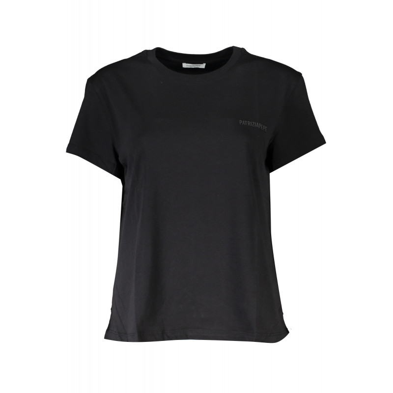 PATRIZIA PEPE WOMEN'S SHORT SLEEVE T-SHIRT BLACK