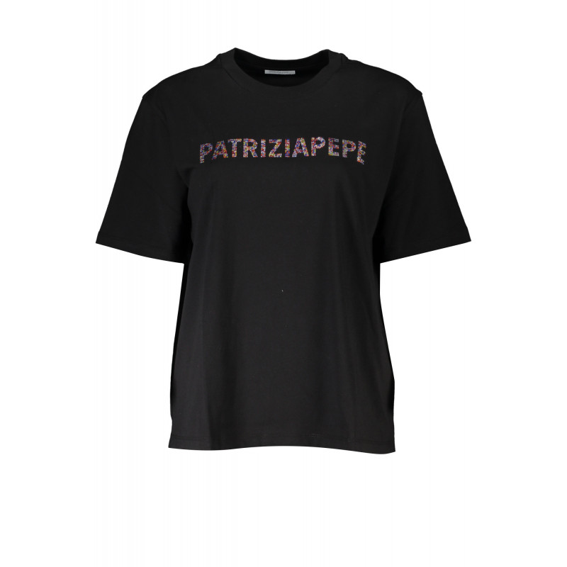 PATRIZIA PEPE T-SHIRT À MANCHES COURTES FEMME NOIR