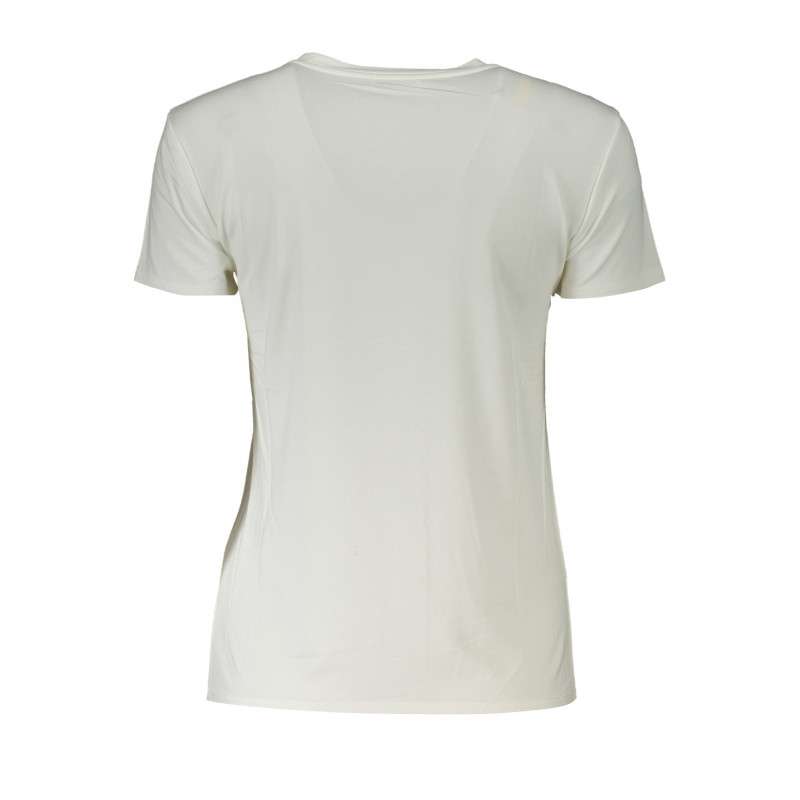 PATRIZIA PEPE T-SHIRT À MANCHES COURTES FEMME BLANC