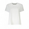 PATRIZIA PEPE T-SHIRT À MANCHES COURTES FEMME BLANC