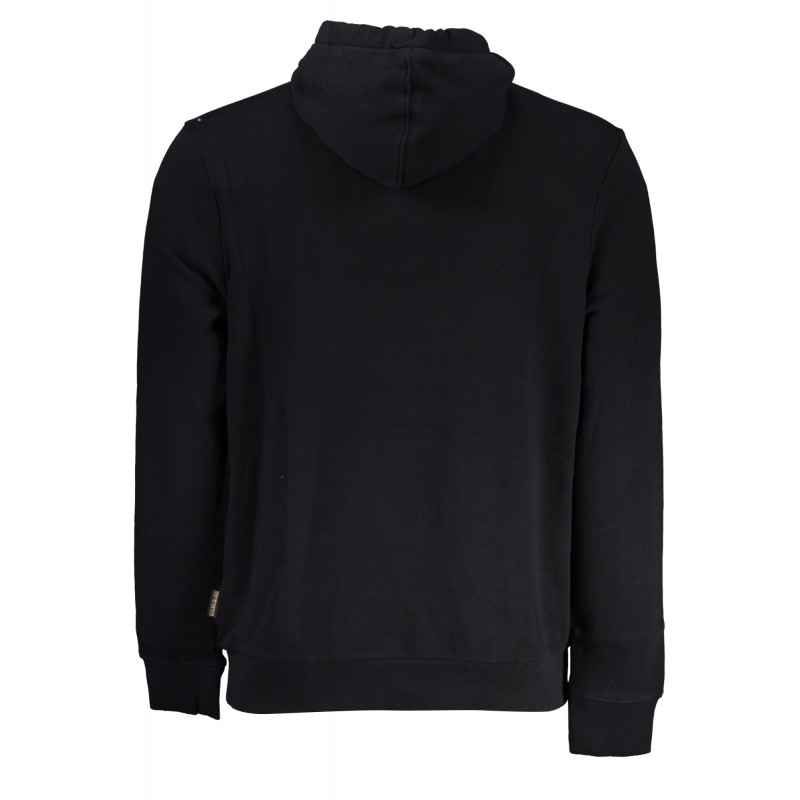 NAPAPIJRI SWEAT-SHIRT SANS FERMETURE ÉCLAIR NOIR POUR HOMMES