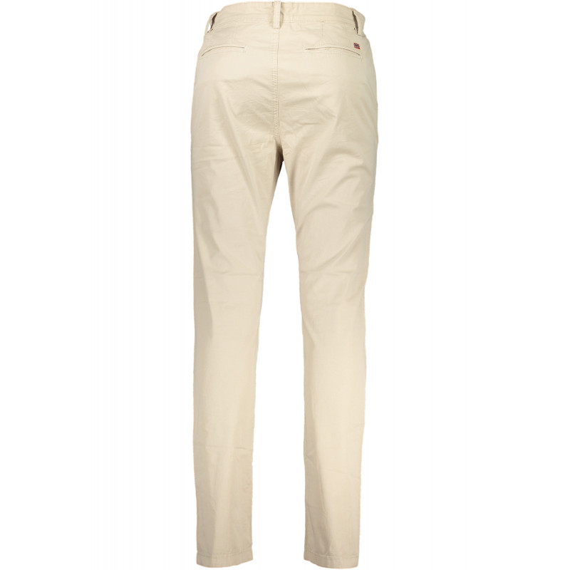 NAPAPIJRI MEN'S BEIGE PANTS