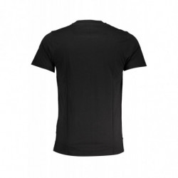 CAVALLI CLASS HERREN-KURZARM-T-SHIRT SCHWARZ