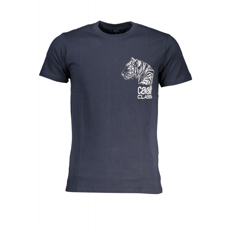 T-SHIRT MANCHES COURTES HOMME CAVALLI CLASS BLEU