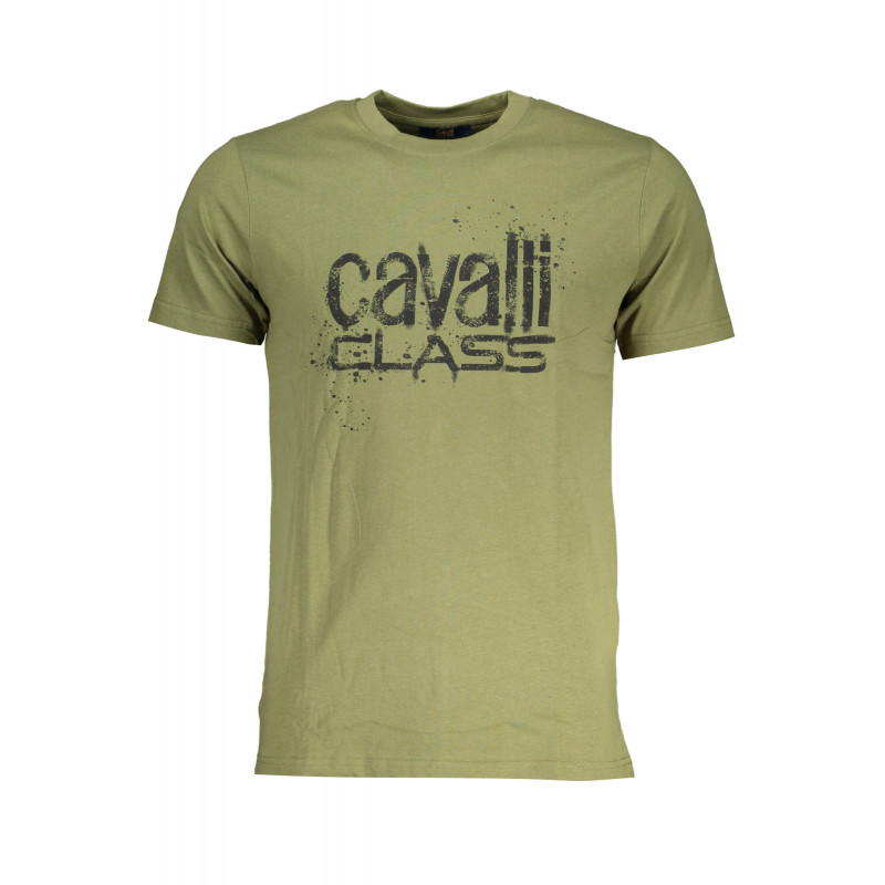 T-SHIRT MANCHES COURTES HOMME CAVALLI CLASS VERT