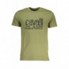CAVALLI CLASS CAMISETA MANGA CORTA HOMBRE VERDE