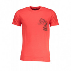 CAVALLI T-SHIRT MANCHES COURTES HOMME CLASS ROUGE