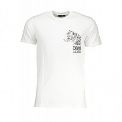 T-SHIRT MANCHES COURTES HOMME CAVALLI CLASS BLANC