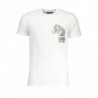 T-SHIRT MANCHES COURTES HOMME CAVALLI CLASS BLANC