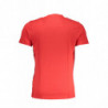 CAVALLI T-SHIRT MANCHES COURTES HOMME CLASS ROUGE