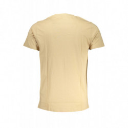 CAVALLI CLASS MEN'S SHORT SLEEVED T-SHIRT BEIGE