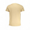CAVALLI CLASS MEN'S SHORT SLEEVED T-SHIRT BEIGE