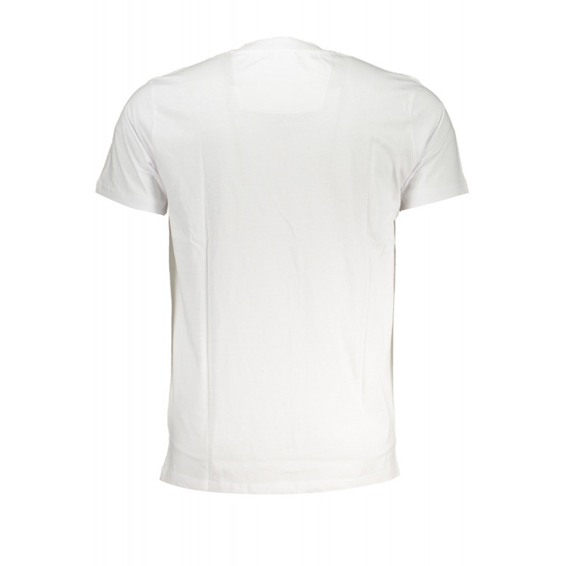 CAVALLI CLASS HERREN-KURZÄRMELIGES T-SHIRT WEISS