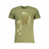 T-SHIRT MANCHES COURTES HOMME CAVALLI CLASS VERT