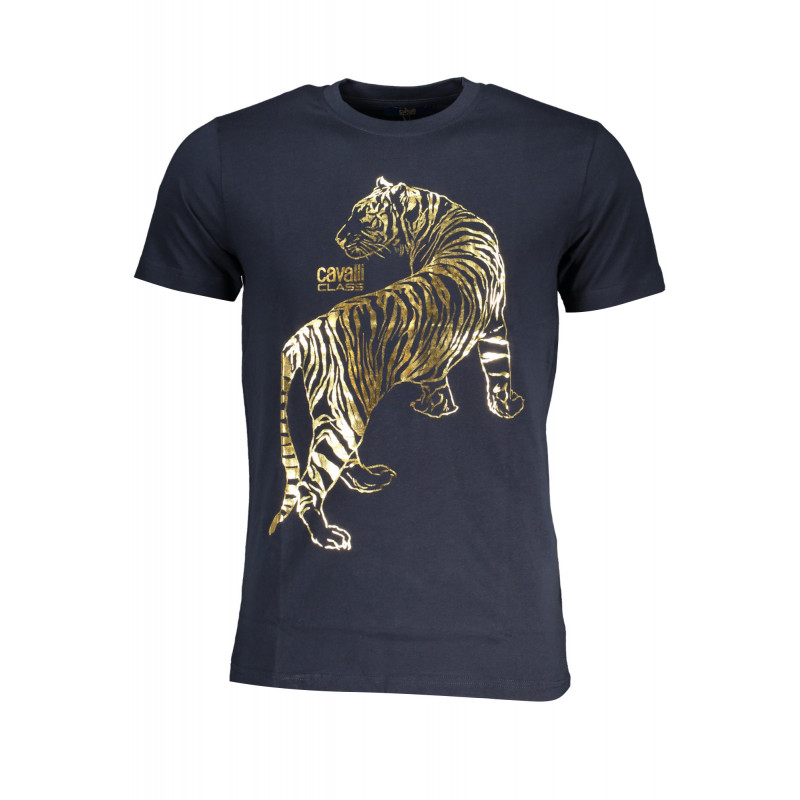 CAMISETA MANGA CORTA HOMBRE CAVALLI CLASS AZUL
