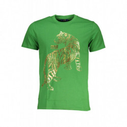 T-SHIRT MANCHES COURTES HOMME CAVALLI CLASS VERT
