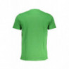 CAVALLI CLASS GREEN MEN'S SHORT SLEEVED T-SHIRT