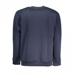 CAVALLI CLASS MEN'S BLUE ZIPLESS SWEATSHIRT