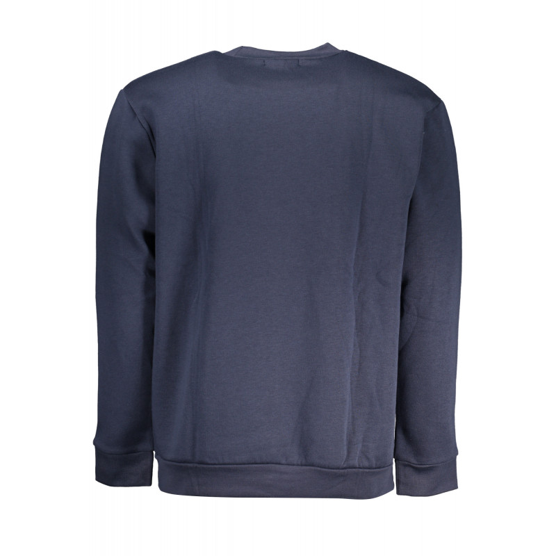 CAVALLI CLASS BLAUES SWEATSHIRT FÜR HERREN MIT REISSVERSCHLUSS