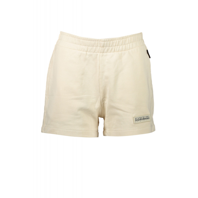NAPAPIJRI BEIGE WOMEN'S SHORT PANTS