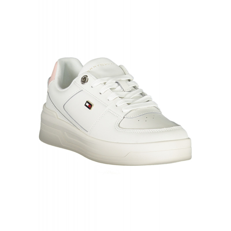 TOMMY HILFIGER WHITE WOMEN'S SPORTS SHOES