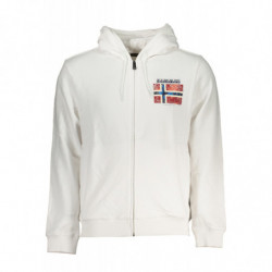 SUDADERA CREMALLERA BLANCA HOMBRE NAPAPIJRI