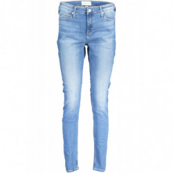 CALVIN KLEIN JEANS DENIM MUJER AZUL CLARO