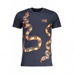 CAMISETA MANGA CORTA HOMBRE CAVALLI CLASS AZUL