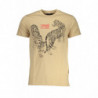CAVALLI CLASS CAMISETA MANGA CORTA HOMBRE BEIGE