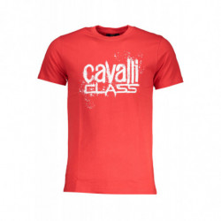 CAMISETA MANGA CORTA HOMBRE CAVALLI CLASS ROJA