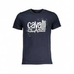 CAMISETA MANGA CORTA HOMBRE CAVALLI CLASS AZUL