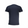 T-SHIRT MANCHES COURTES HOMME CAVALLI CLASS BLEU
