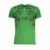 CAVALLI CLASS T-SHIRT MANICHE CORTE UOMO VERDE