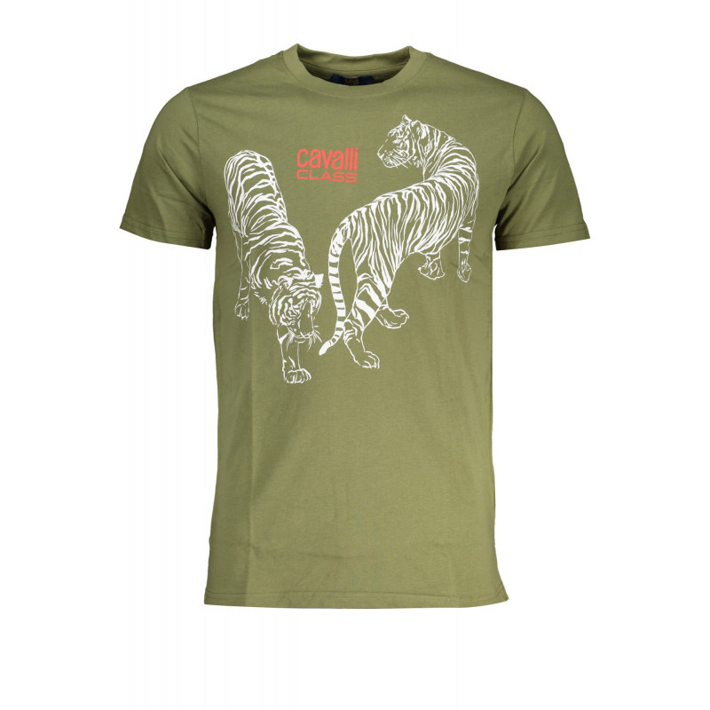 CAVALLI CLASS CAMISETA MANGA CORTA HOMBRE VERDE