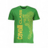 CAVALLI CLASS T-SHIRT MANICHE CORTE UOMO VERDE