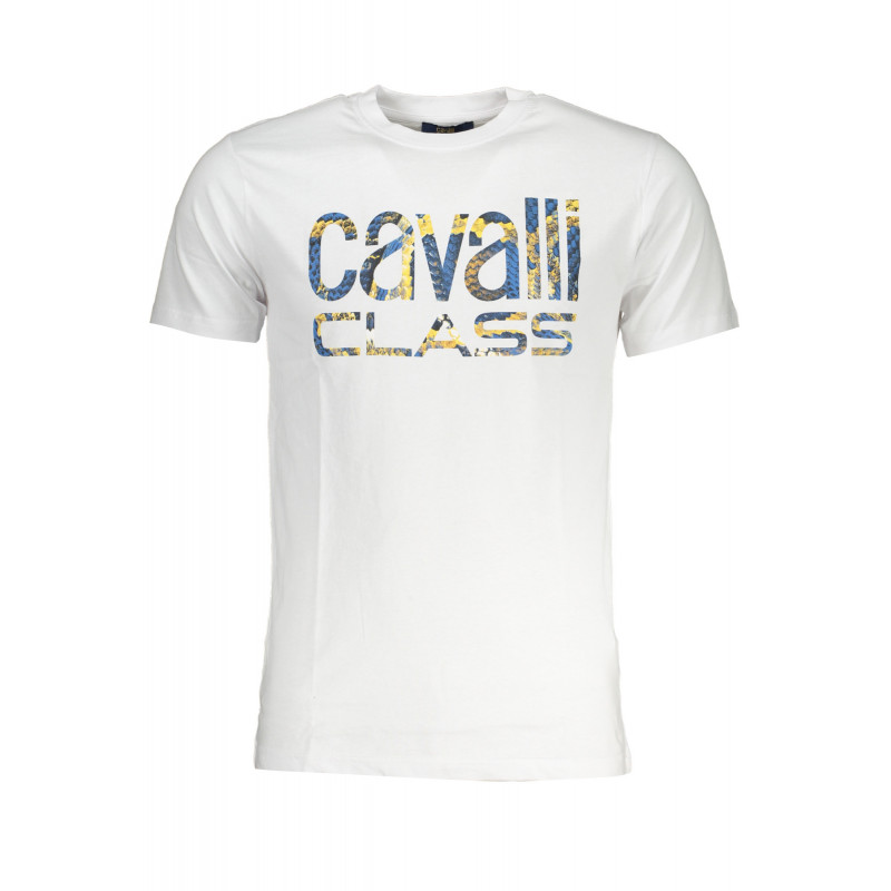T-SHIRT MANCHES COURTES HOMME CAVALLI CLASS BLANC