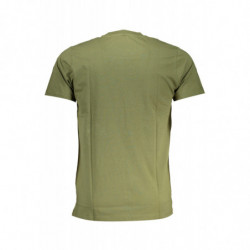 CAVALLI CLASS GREEN MEN'S SHORT SLEEVED T-SHIRT