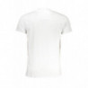 CAVALLI CLASS HERREN-KURZÄRMELIGES T-SHIRT WEISS