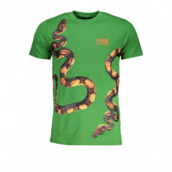 T-SHIRT MANCHES COURTES HOMME CAVALLI CLASS VERT
