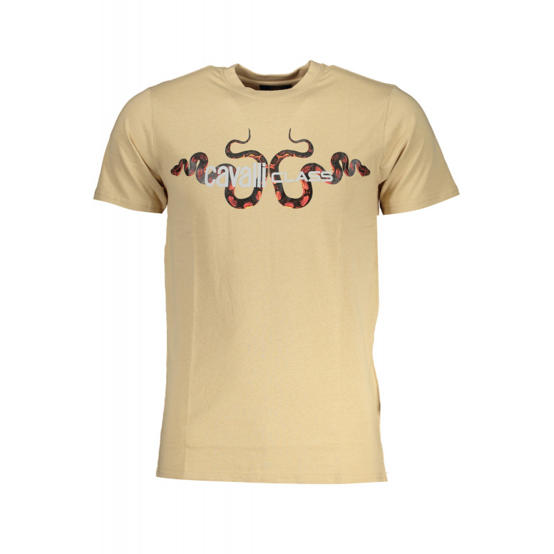 CAVALLI CLASS CAMISETA MANGA CORTA HOMBRE BEIGE